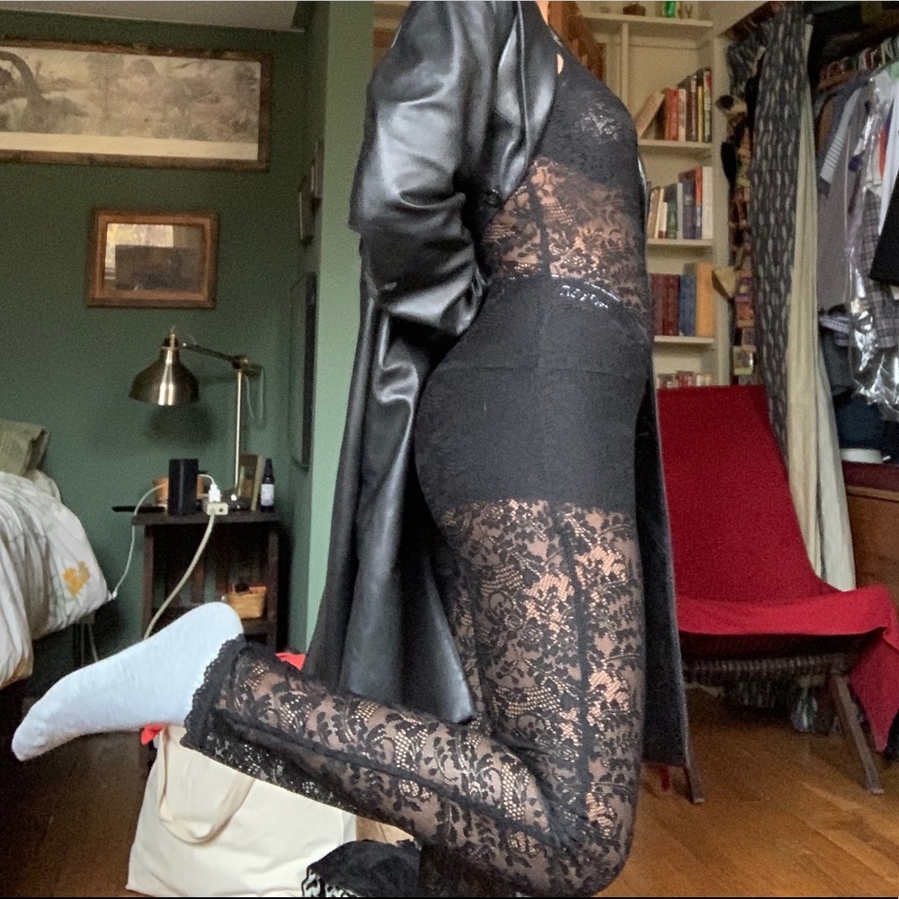 Black lace jumpsuit